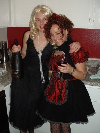 Jill (Nicholl) Pfeiffer & self for Halloween Party 2006!