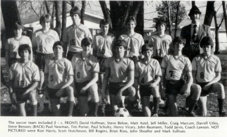 1980-81 PCS Soccer Team