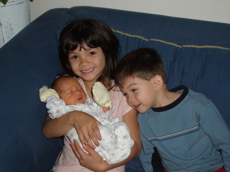 Gabrielle, Grant, and our new baby, Grace.