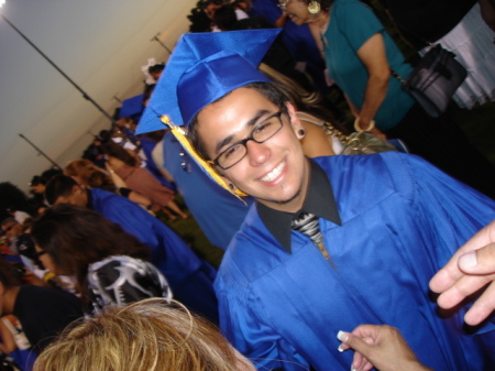 My son Chris' high school graduation