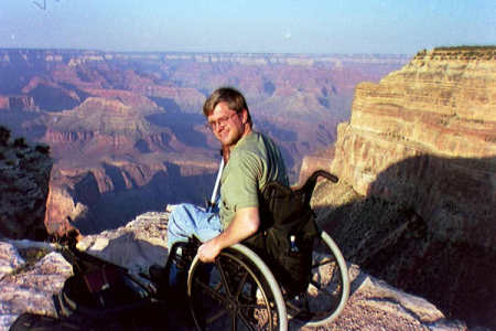 At the South Rim of the Grand Canyon