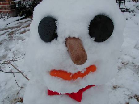 Sausage Snowman!