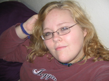 Brenna hanging out at college 2007