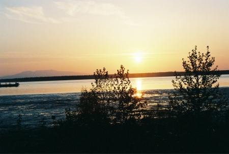 Sunset on Cook Inlet- Anchorage, AK