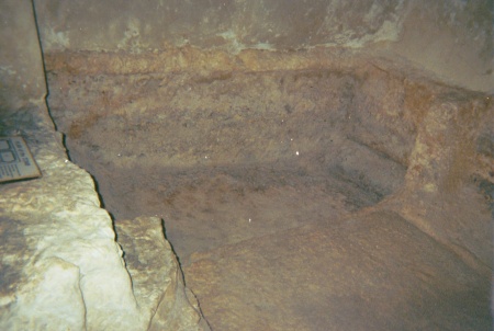 Photo taken inside the garden tomb