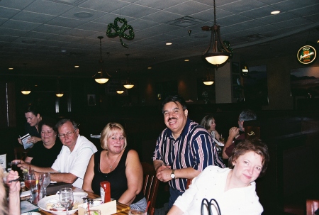 Bill Robertson and his wife (far left), June, Will and Andrea