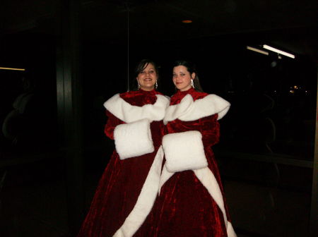 My daughter Chelsea (R) in Madrigals (Christmas Chior) Dec. 2007