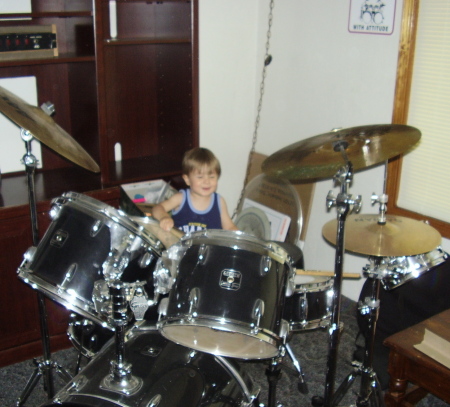 jackiedean on drums