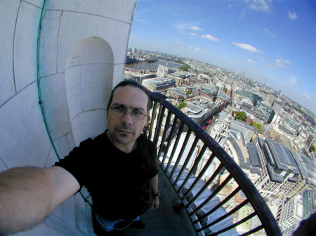 On top of St. Paul's Cathedral, London