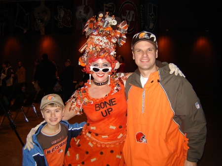 Kyle and Scott with the "Bone Lady"