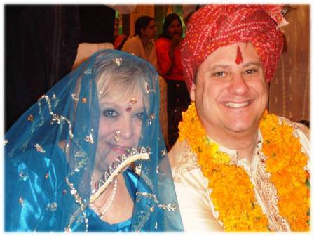 Pris & I renew vows in Northern India Ceremony