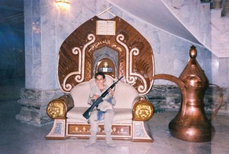 B.J. in Uday Hussein's Palace