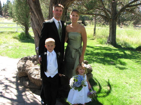 Todd, Chase, Maggie and Myself. Aug 2007 My brothers wedding