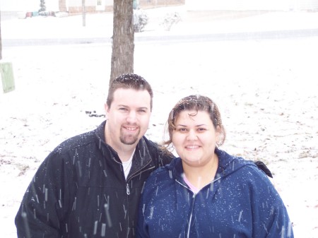 Ricky, my oldest son, and his wife Paula..