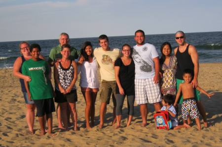 The Martin's at the Beach