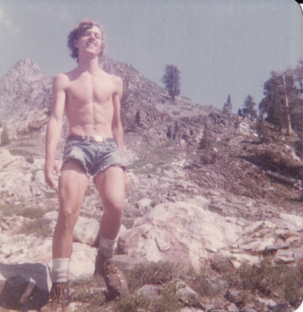 KP hiking in Mineral King 1974