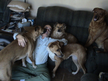 My dogs and me