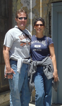 Lonnie and I at Alcatraz.