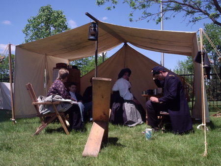 Me at a civil war reenactment