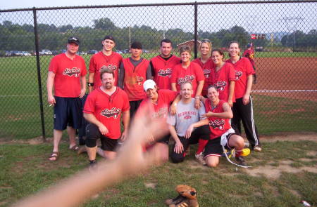 My softball team.