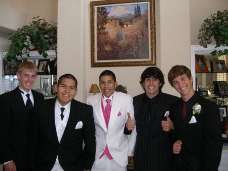 My son Logan, far right, and friends..... Eldorado Prom