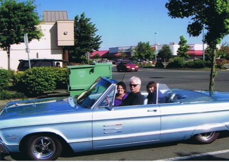 1966 Plymouth Sport Fury convertible.