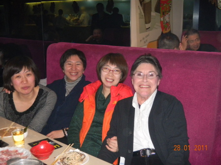 A night out with the girls in Jan. 2011.