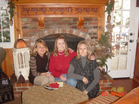 Left to right:  Richie (sister), mom, myself