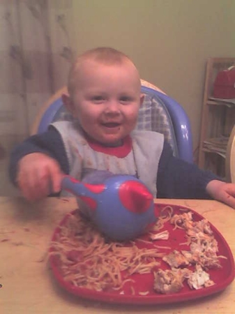 adam's first meal at the table