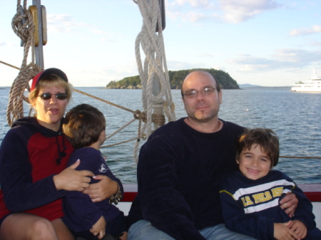 Family at Bar Harbor, ME 2006