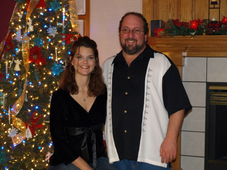 Joe and I Christmas 2007