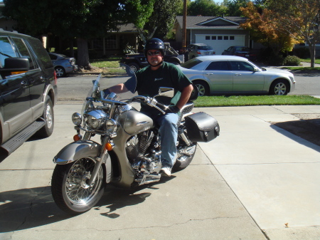 Brad on His Bike 2010