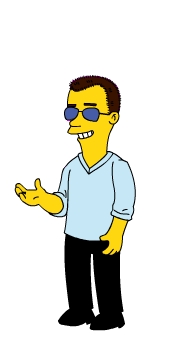 Me... If I was on the Simpsons