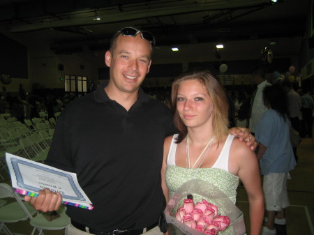 Shelby and Scott after 8th grade graduation