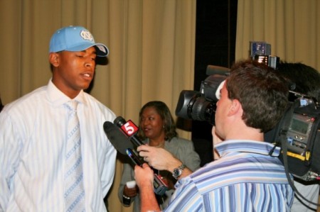 Michael on 2008 Football Signing Day