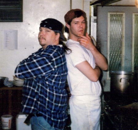Cooking at Pullmans in 1999