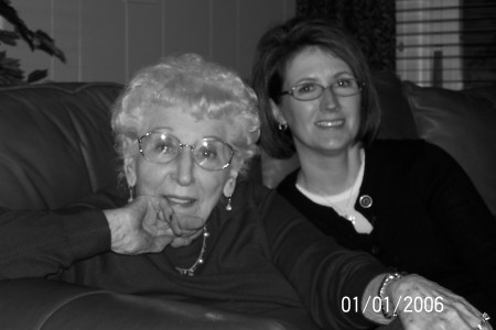 My Grandmother and my wife Rhonda