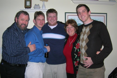 Tom, Brian, John, Myself and Michael Dec. 2007