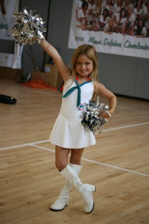 Cheering at the Fins/Cowboys Game Sept. 2007