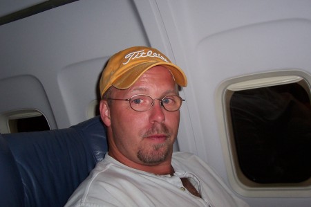 Long drunken flight back from Cabo