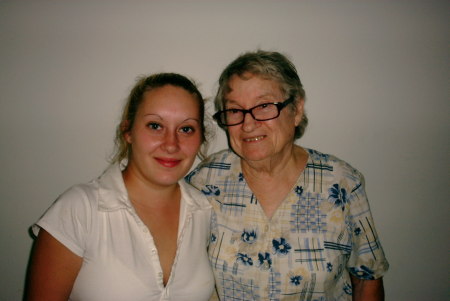 my middle daughter amber with my ma!