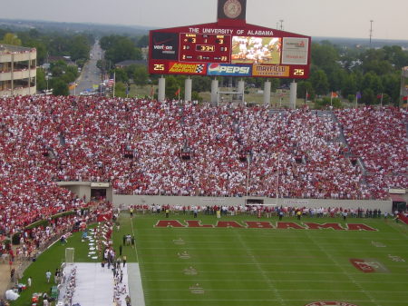 Game Day at UA. Roll Tide Roll!!