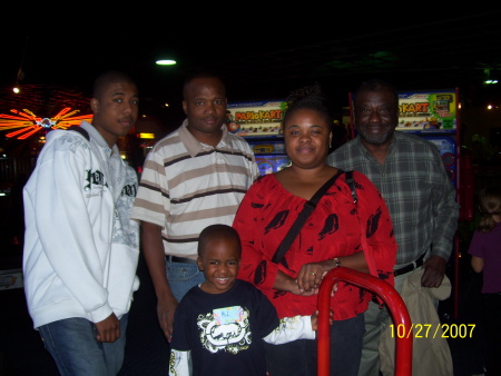 My Family & Daddy at RJ's 4th Birthday Celebration