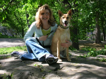 Carol and Chloe in Central Park