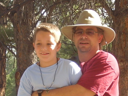 Brennan and Daddy a the Grand canyon Sept. 07