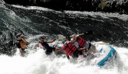 Whitewater rafting in Maupin, Oregon