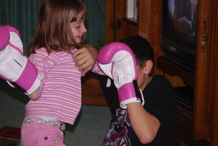 HAILEY PLAYING WITH RICO