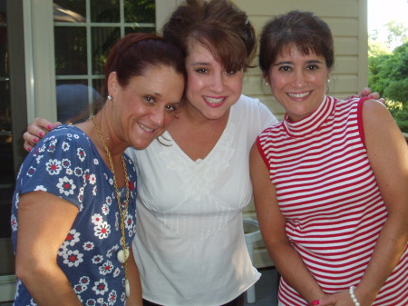 Me, with my two sisters, Donna and Heidi