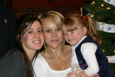 My girls... Christmas 2007