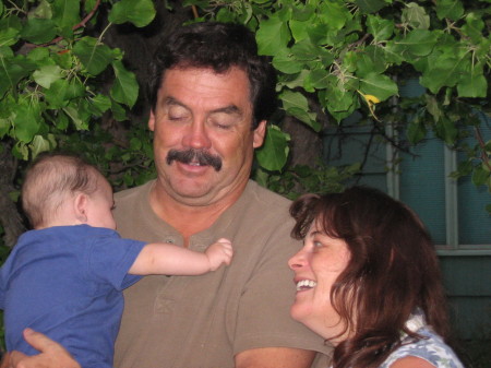 Kai with Grandpa Jim and Grandma Martha